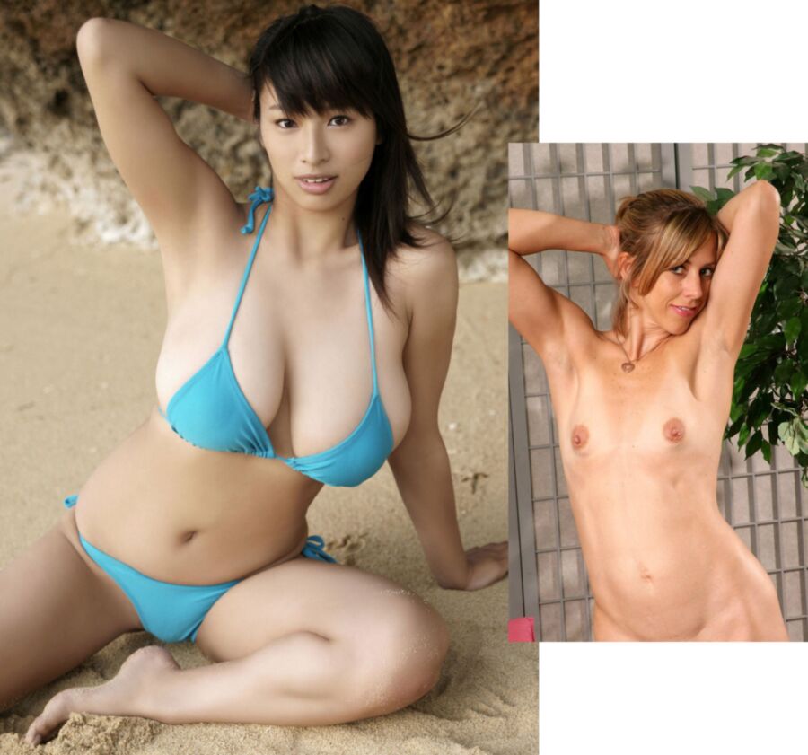 Free porn pics of Busty Asians versus Flat White Women VI (Stereotypes Reversed) 16 of 24 pics