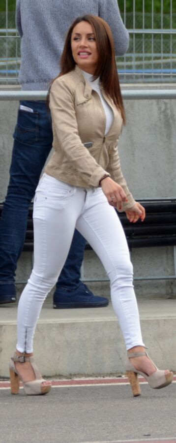 Free porn pics of Tight White Jeans 11 of 15 pics