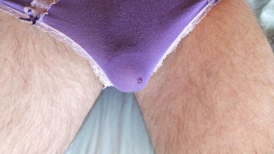 Free porn pics of Pre-cum in Purple panties.......nice 20 of 49 pics