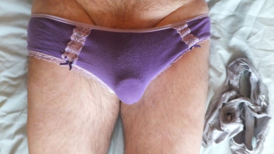 Free porn pics of Pre-cum in Purple panties.......nice 21 of 49 pics