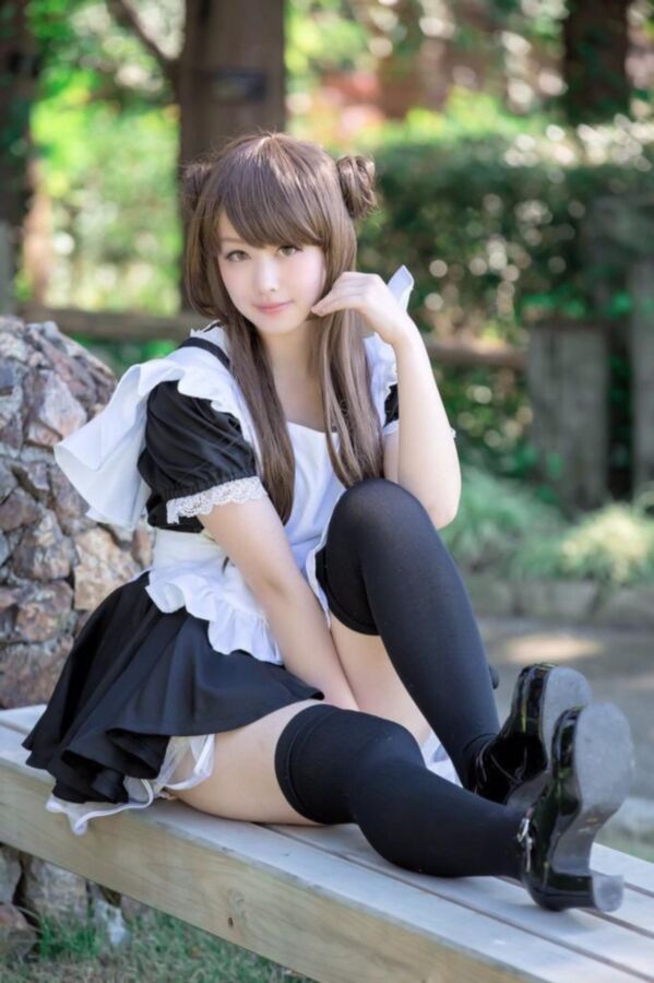 Japanische Mosen Cosplay Onanieren