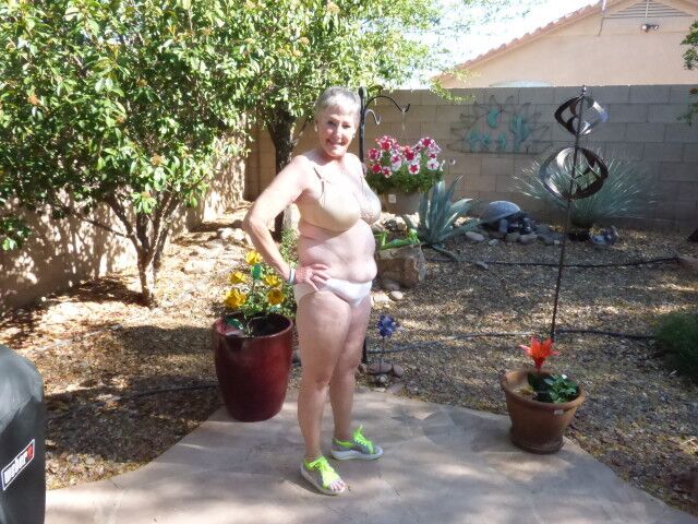 Free porn pics of granny strips on a sunny day 6 of 14 pics