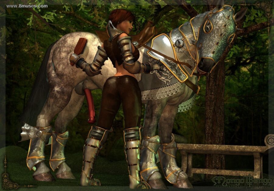 Free porn pics of Bretonnia Knight and Horse 3 of 28 pics