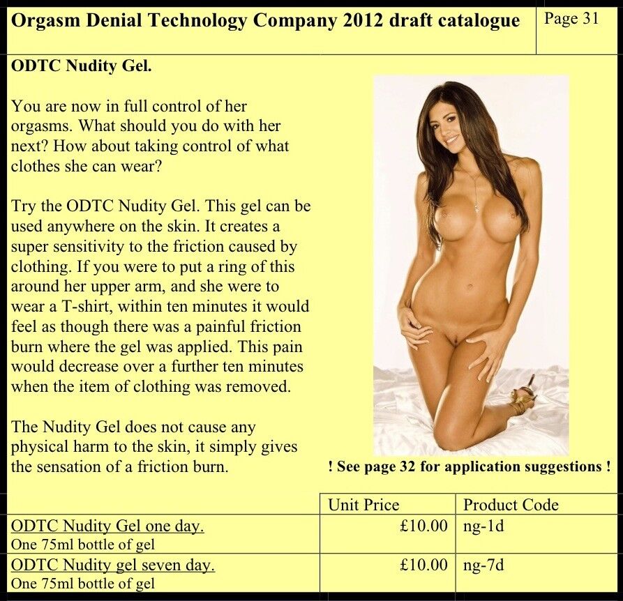 Free porn pics of aforkinchastity - Female Orgasm Denial Technology Captions 1 of 18 pics