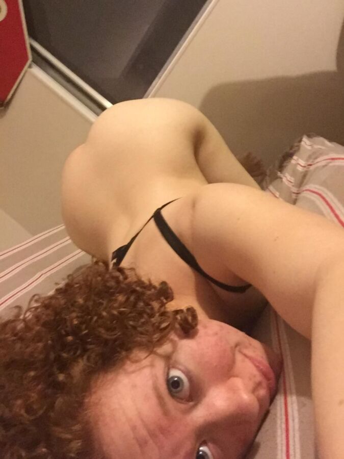 Free porn pics of Curly hair redhead with amazing body taking selfies 3 of 76 pics