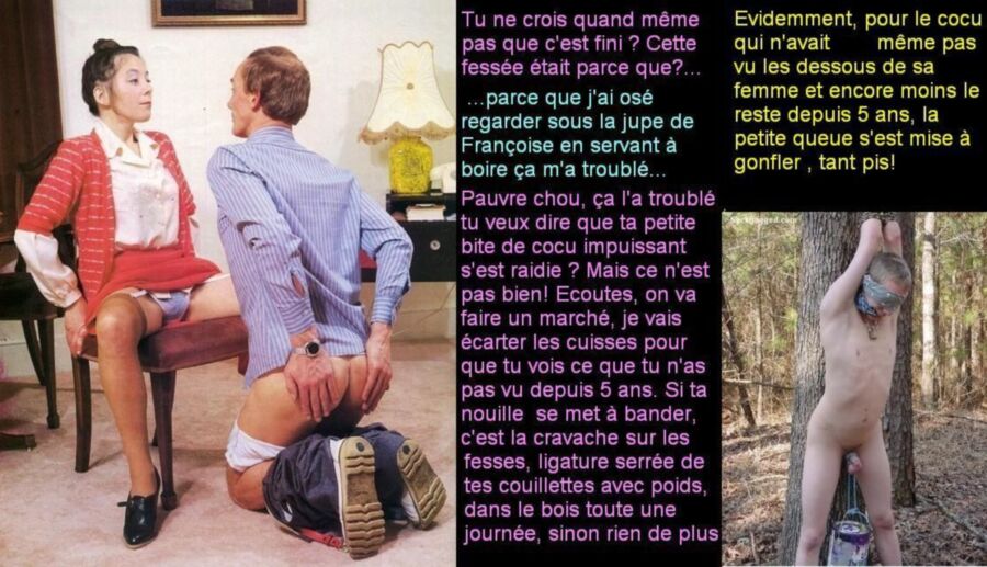 Free porn pics of captions punishment tiny dickie cuck (in french) 12 of 18 pics