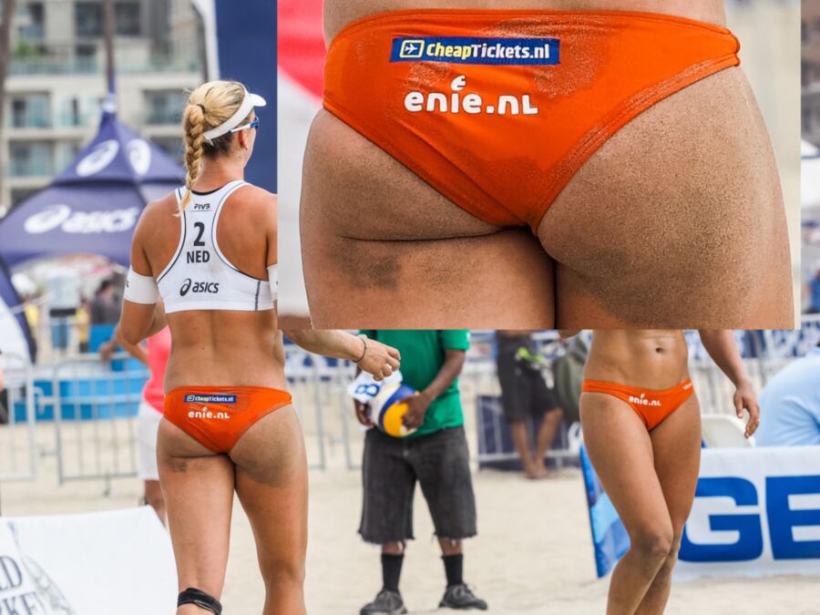 Free porn pics of Wet Panties Blonde Dutch Young Girls Beach Volleyball  20 of 32 pics