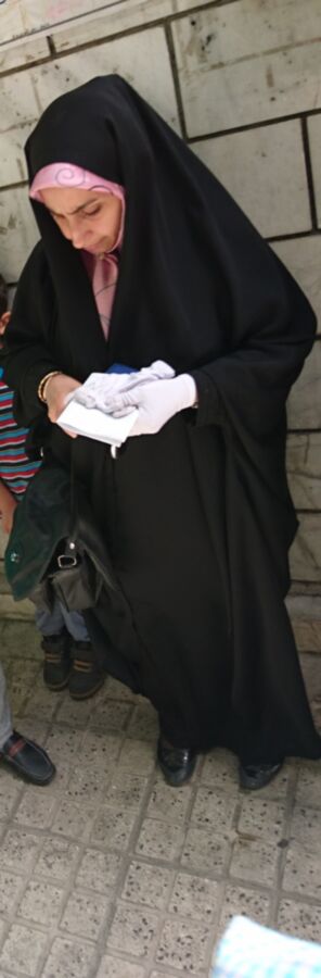 Free porn pics of Mandatory Gloves with Hijab  in warm Summer 2 of 5 pics