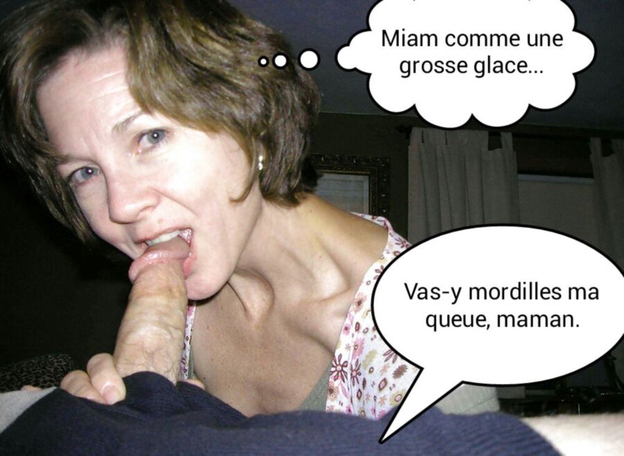 Free porn pics of french caption (francais inceste) maman pompe son fils 1 of 5 pics