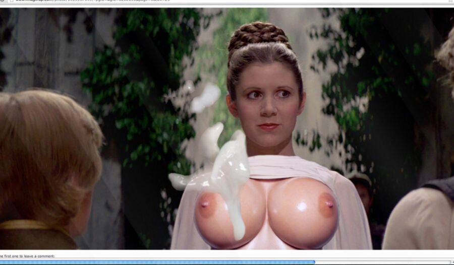 Free porn pics of Carrie Fisher Cocked and Jizzed On 3 of 3 pics
