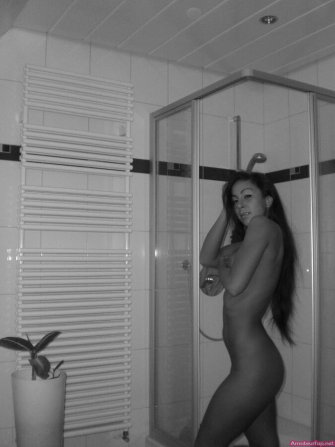 Free porn pics of Sexy Wet Mona Fingers Herself In The Shower 12 of 25 pics