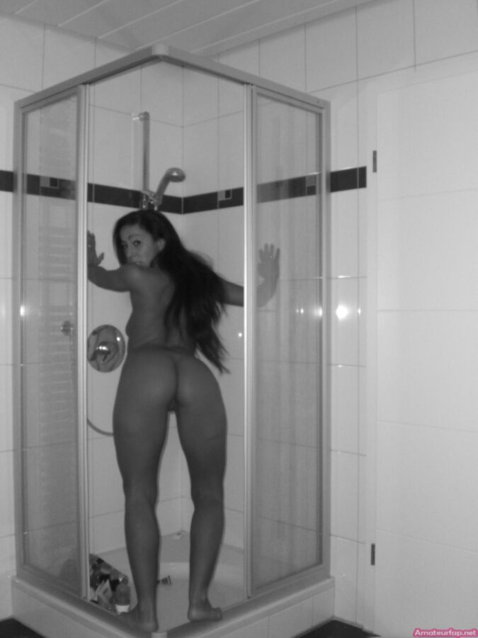 Free porn pics of Sexy Wet Mona Fingers Herself In The Shower 15 of 25 pics