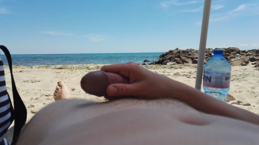 Free porn pics of At the beach 3 of 10 pics