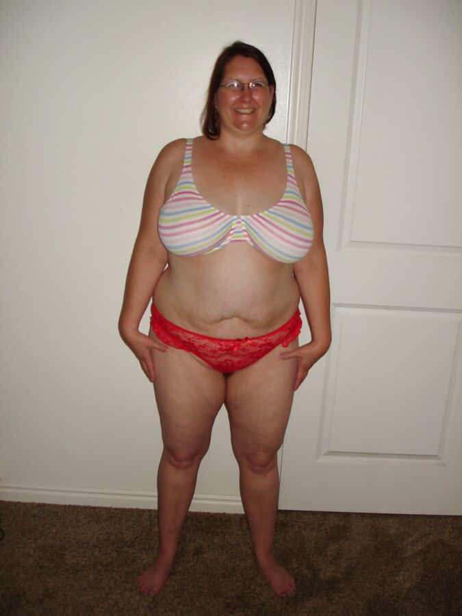 Free porn pics of Auntie Jackie was Happy Posing in The New Panties I Bought Her 10 of 76 pics