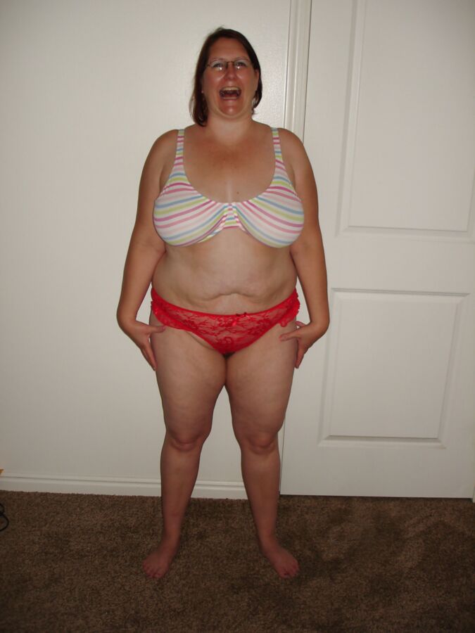 Free porn pics of Auntie Jackie was Happy Posing in The New Panties I Bought Her 9 of 76 pics