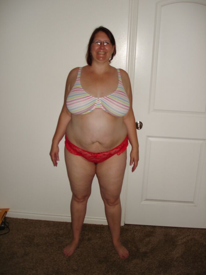 Free porn pics of Auntie Jackie was Happy Posing in The New Panties I Bought Her 3 of 76 pics