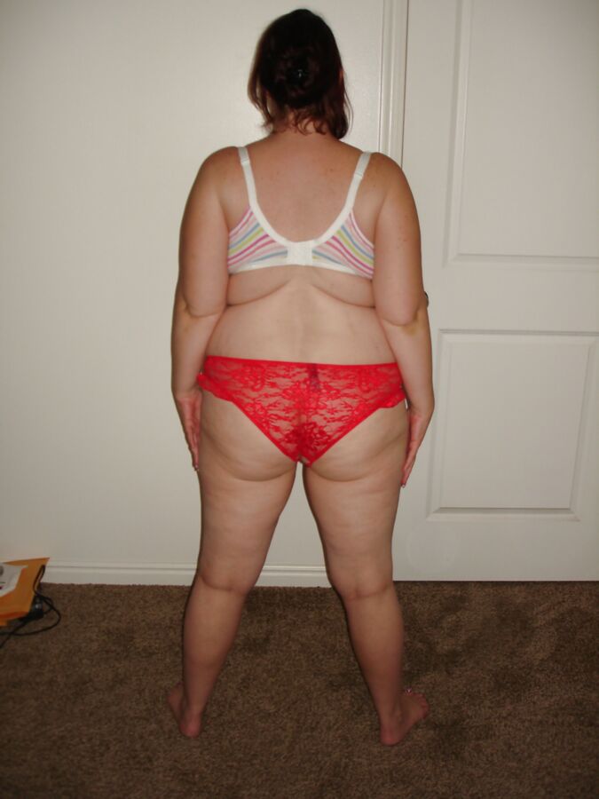 Free porn pics of Auntie Jackie was Happy Posing in The New Panties I Bought Her 15 of 76 pics