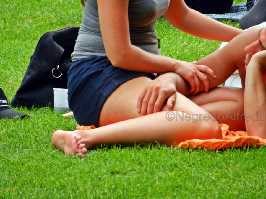 Footjob in the park speaking, opinion Footjob in the park please where