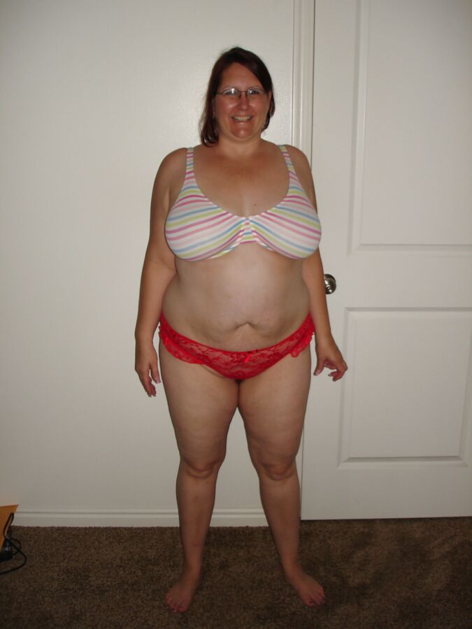 Free porn pics of Auntie Jackie was Happy Posing in The New Panties I Bought Her 1 of 76 pics