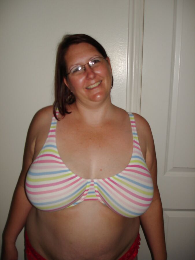Free porn pics of Auntie Jackie was Happy Posing in The New Panties I Bought Her 4 of 76 pics