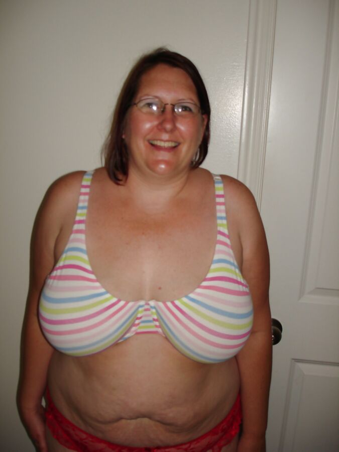 Free porn pics of Auntie Jackie was Happy Posing in The New Panties I Bought Her 8 of 76 pics