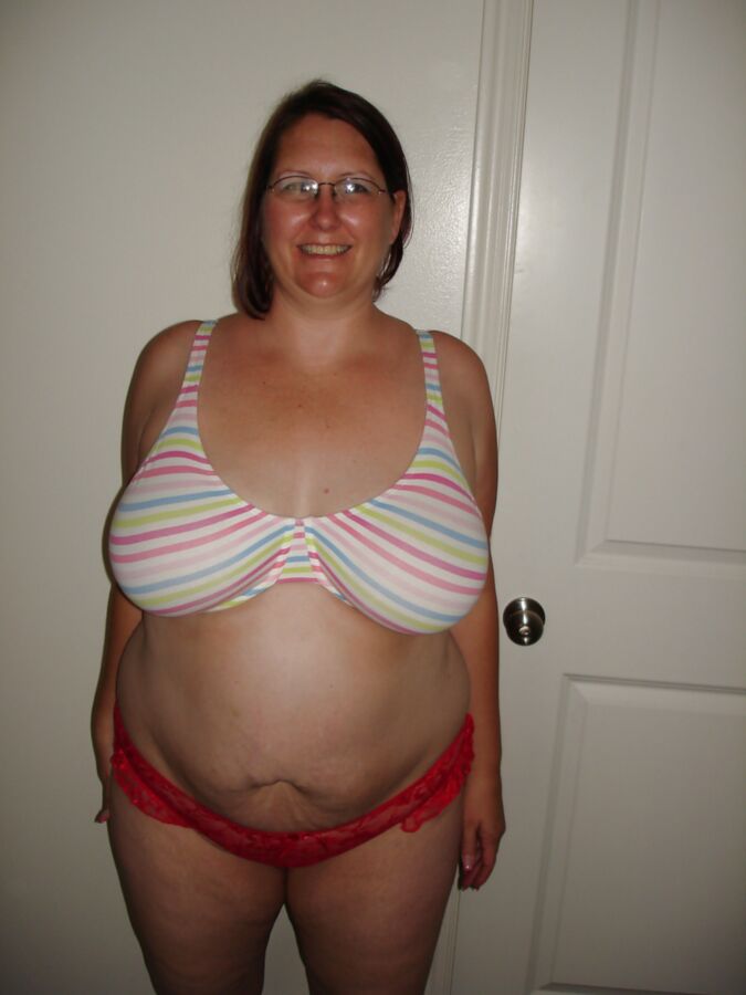 Free porn pics of Auntie Jackie was Happy Posing in The New Panties I Bought Her 5 of 76 pics