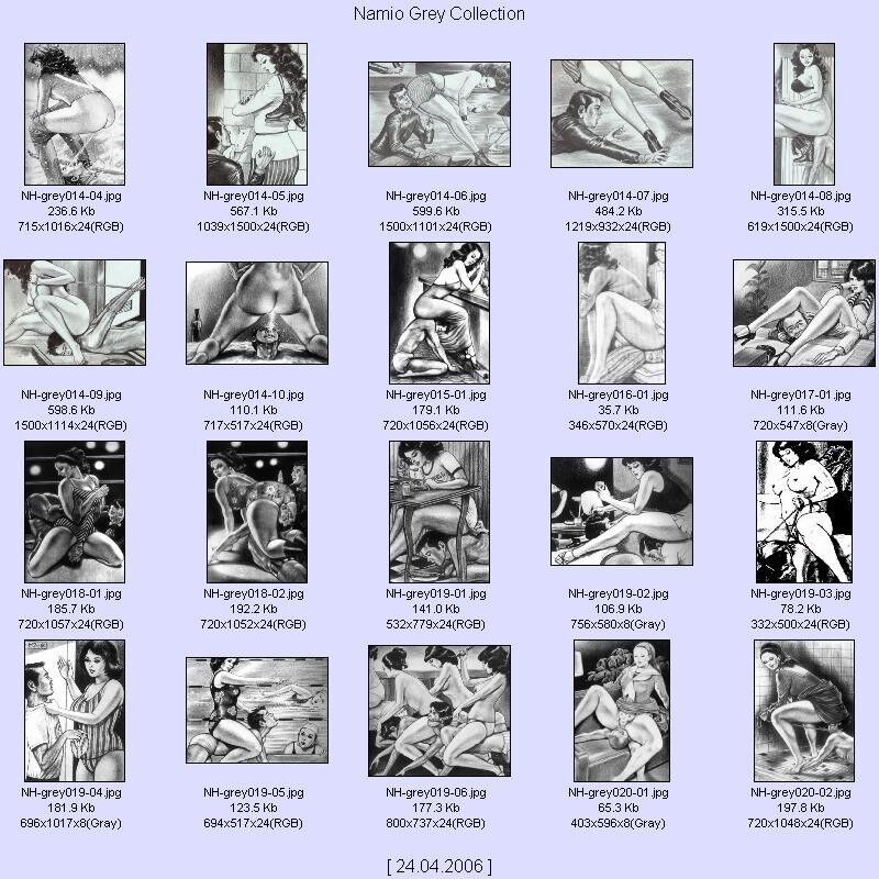 Free porn pics of Namio Gray Collection - Thumbnail Contact Sheets 4 of 21 pics