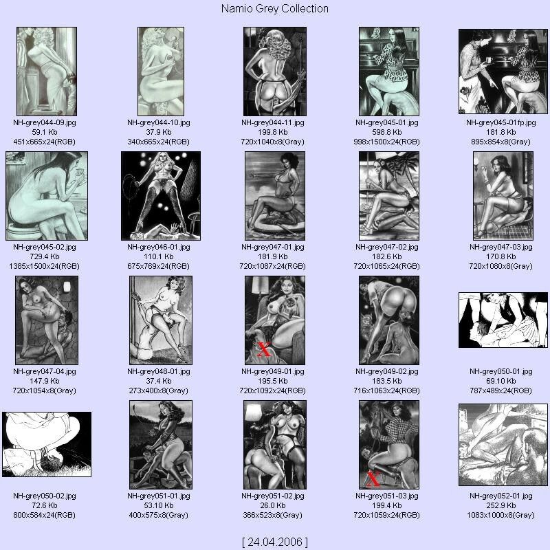 Free porn pics of Namio Gray Collection - Thumbnail Contact Sheets 9 of 21 pics