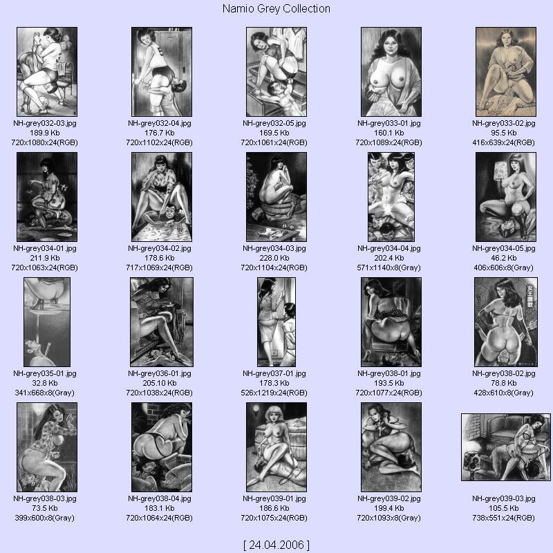 Free porn pics of Namio Gray Collection - Thumbnail Contact Sheets 7 of 21 pics
