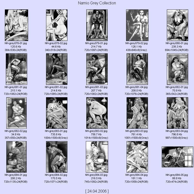 Free porn pics of Namio Gray Collection - Thumbnail Contact Sheets 13 of 21 pics