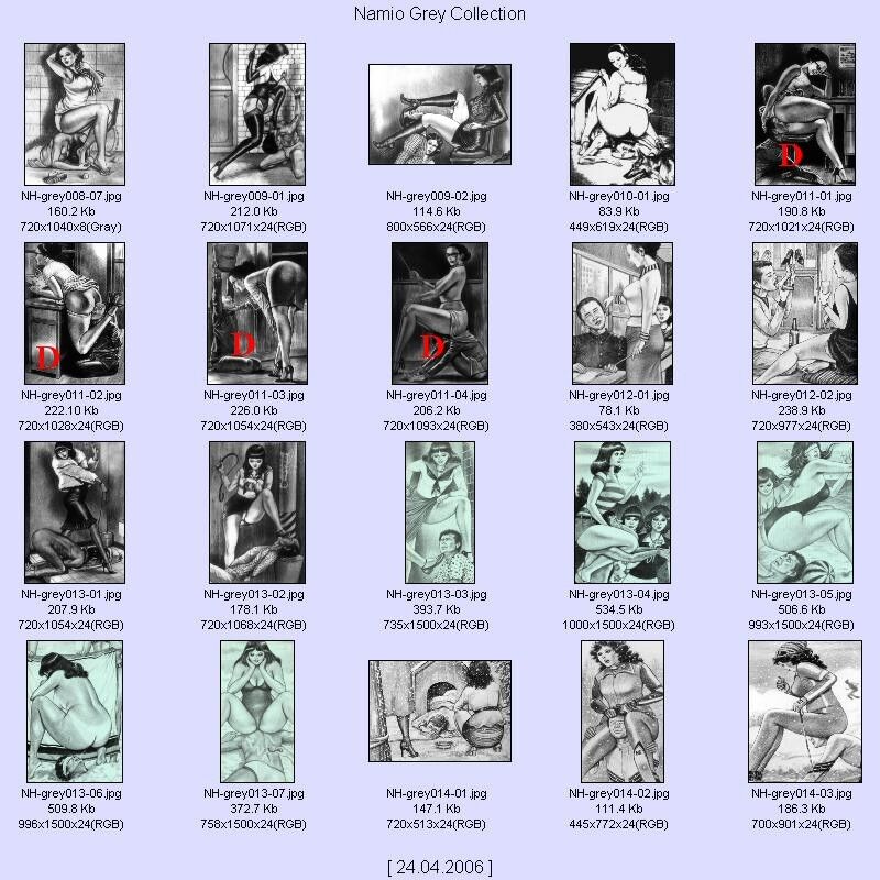 Free porn pics of Namio Gray Collection - Thumbnail Contact Sheets 3 of 21 pics