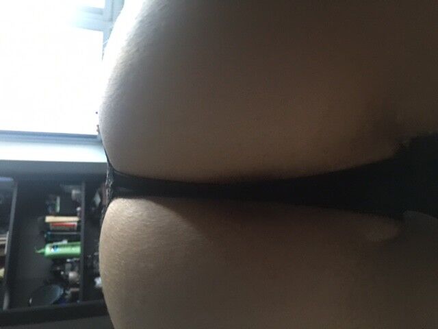 Free porn pics of Black thong on my wife 8 of 32 pics