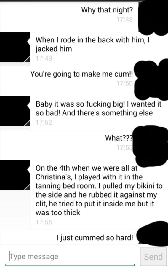 Free porn pics of Cuckold Texts (The Friend) 8 of 8 pics