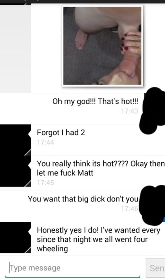 Free porn pics of Cuckold Texts (The Friend) 7 of 8 pics
