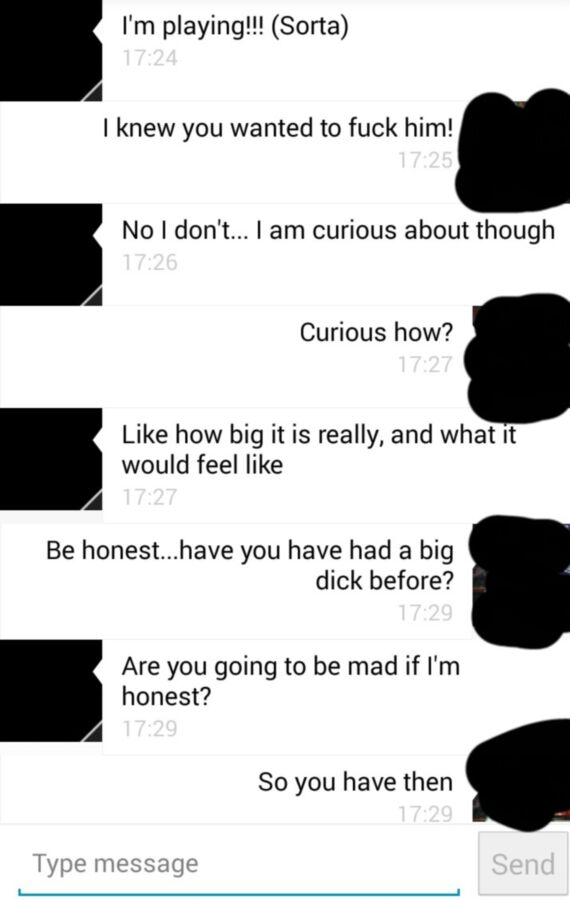 Free porn pics of Cuckold Texts (The Friend) 3 of 8 pics
