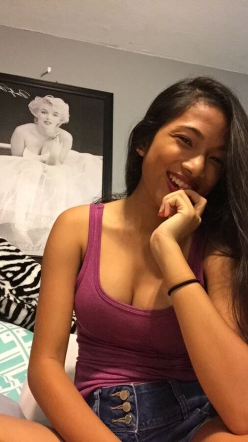 Free porn pics of Sexy Asian/Polynesian Mixed High School Girl Cleavage and Tittie 9 of 32 pics
