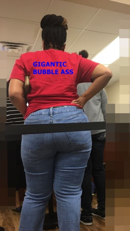 Free porn pics of  Candids of Ebony Black Ladies in tight Jeans and Scrubs 8 of 19 pics