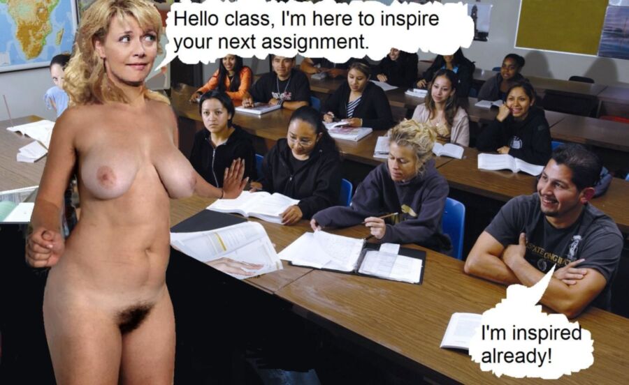 Free porn pics of Amanda Tapping inspires student writers. 2 of 13 pics