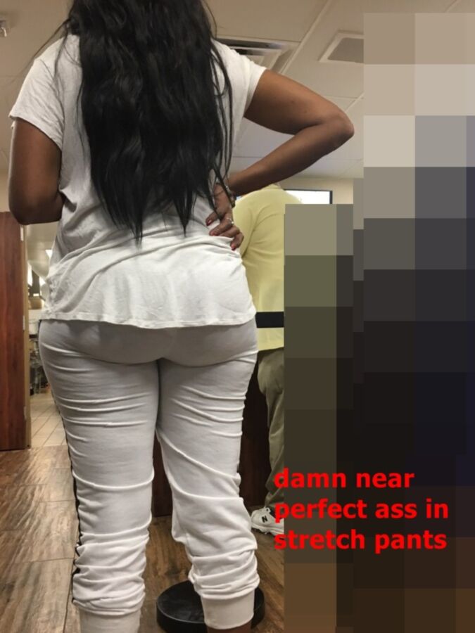 Free porn pics of  Candids of Ebony Black Ladies in tight Jeans and Scrubs 17 of 19 pics