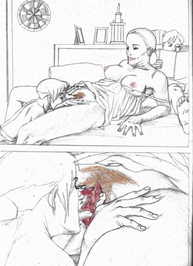Anime master drawing adult comics