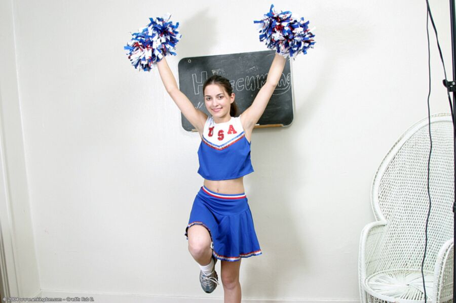 Free porn pics of Larissa cheerleader teen 24 of 74 pics