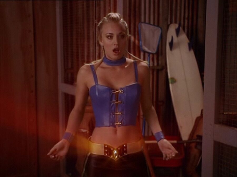 Free porn pics of Kaley Cuoco - Charmed Blue Leather 5 of 18 pics
