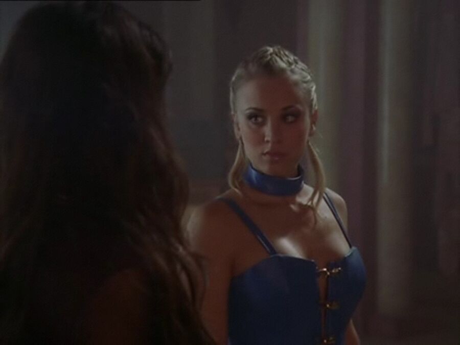 Free porn pics of Kaley Cuoco - Charmed Blue Leather 17 of 18 pics