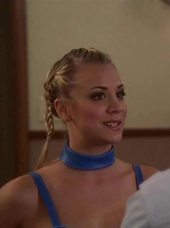 Free porn pics of Kaley Cuoco - Charmed Blue Leather 14 of 18 pics