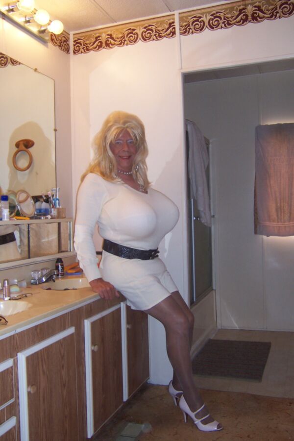 Free porn pics of White Sweater Dress 3 of 7 pics