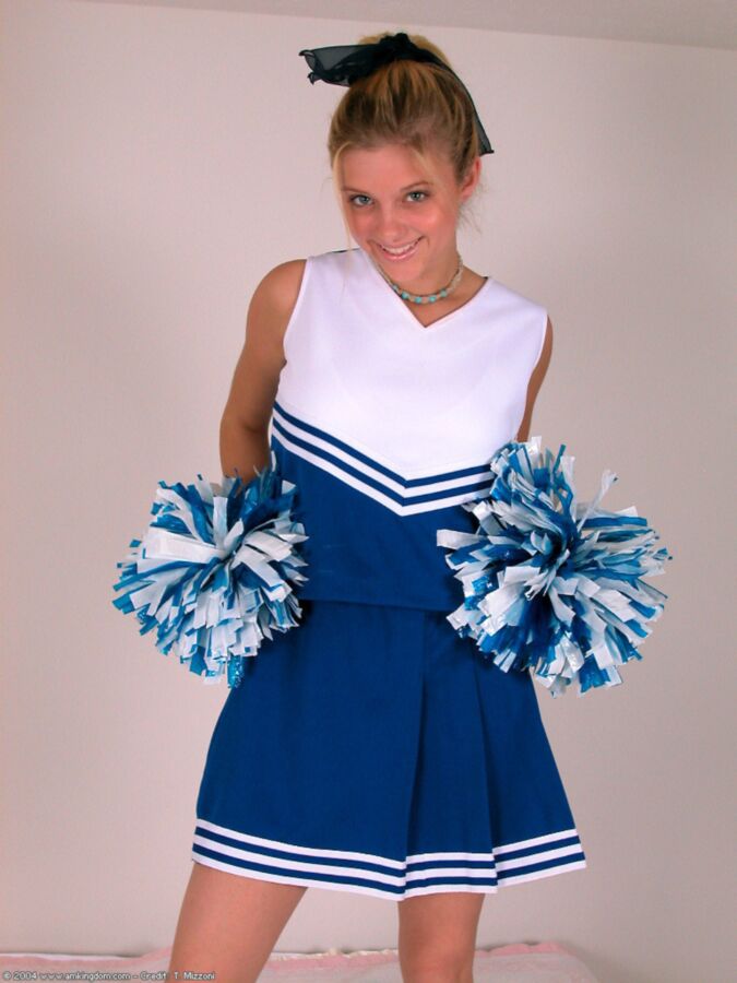Free porn pics of Amyamyamy blue cheerleader in socks 4 of 65 pics