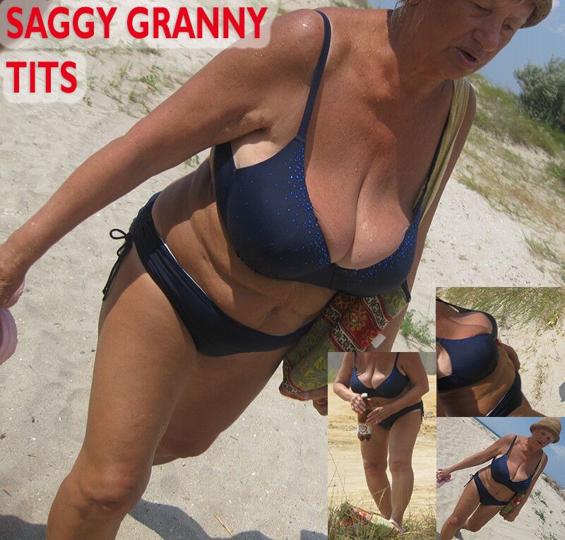Free porn pics of SAGGY GRANNY TITS top candid 1 of 1 pics