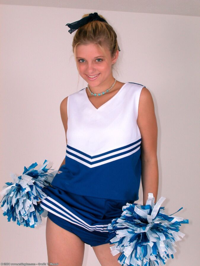Free porn pics of Amyamyamy blue cheerleader in socks 7 of 65 pics