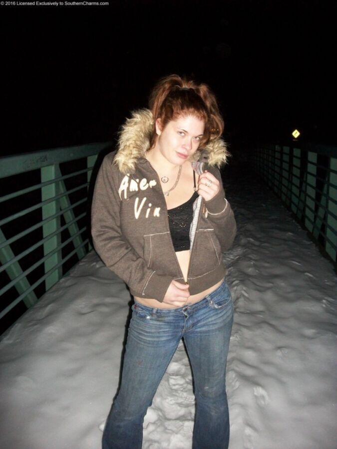 Free porn pics of Julie Hot in Snow 2 of 8 pics