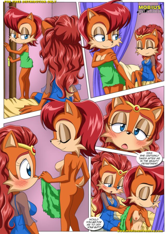 Free porn pics of Furry Sonic Lesbian Comic - A Helping Hand 5 of 16 pics